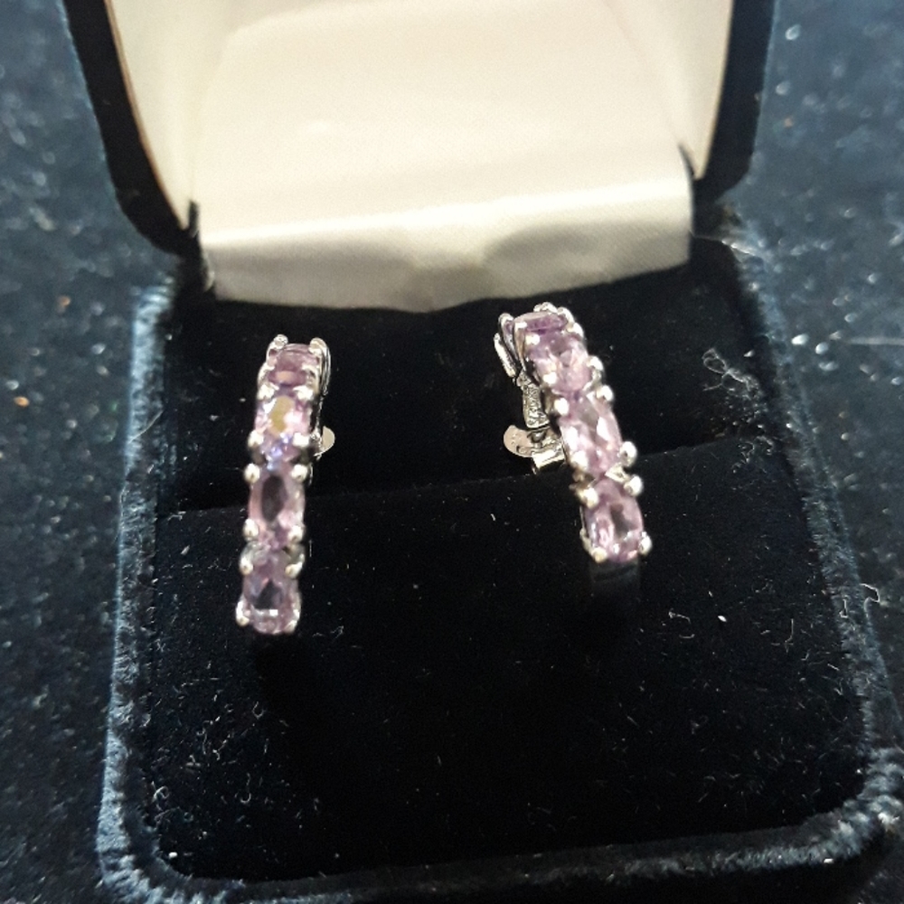Ladies sterling silver earrings